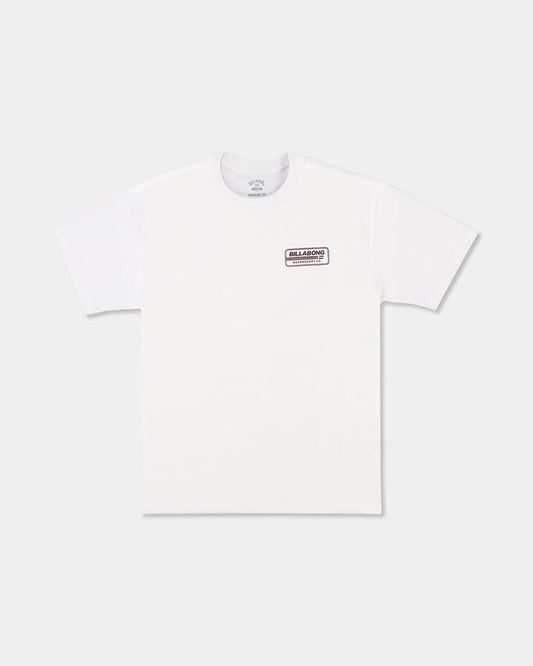 Image of T-Shirts. Product name - Billabong Mens Trademark T-Shirt White in White colour by brand - Billabong