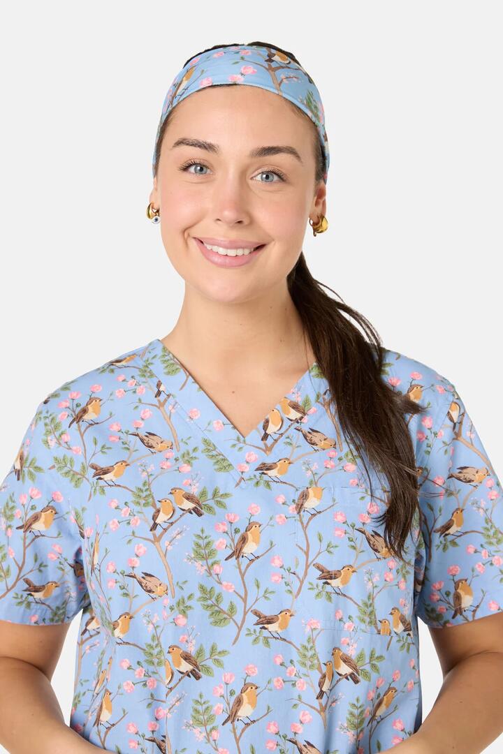 Image of Hair Accessories. Product name - Robin Scrub Headband in Light Blue colour by brand - Scrubs With Love