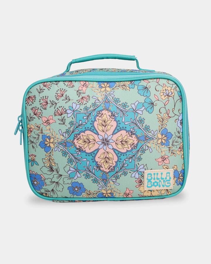 Image of Accessories. Product name - Billabong Womens Sunset Nomad Lunch Box Tropical Teal in Tropical Teal colour by brand - Billabong