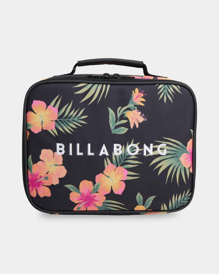 Image of Accessories. Product name - Billabong Womens Sweet Tropics Lunch Box Black Multi in Black Multi colour by brand - Billabong