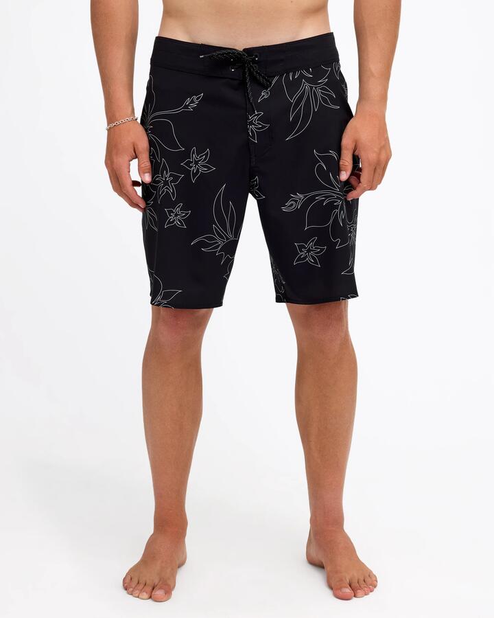 Image of Swimwear. Product name - Billabong Mens Sundays Pro 19" Boardshorts Black in Black colour by brand - Billabong