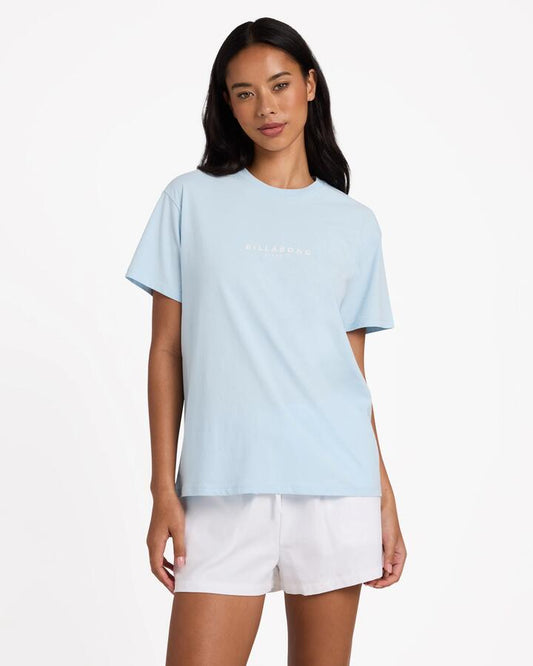 Image of T-Shirts. Product name - Billabong Womens Pacific T-Shirt Cool Blue in Cool Blue colour by brand - Billabong