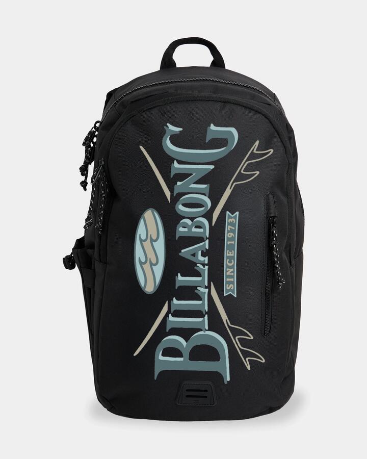 Image of Bags. Product name - Billabong Mens Norfolk 27 L Backpack Black in Black colour by brand - Billabong