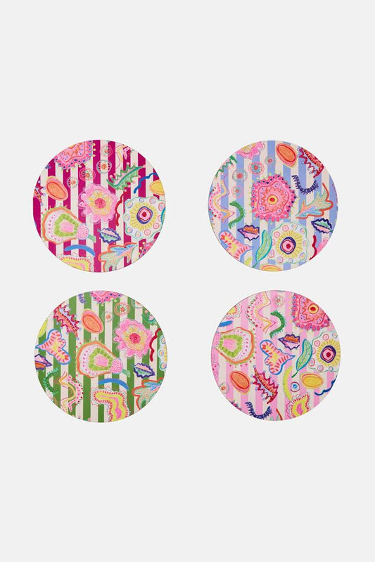 Image of Kitchen & Dining. Product name - Fantastical Placemat Set 4 in Print colour by brand - Gorman