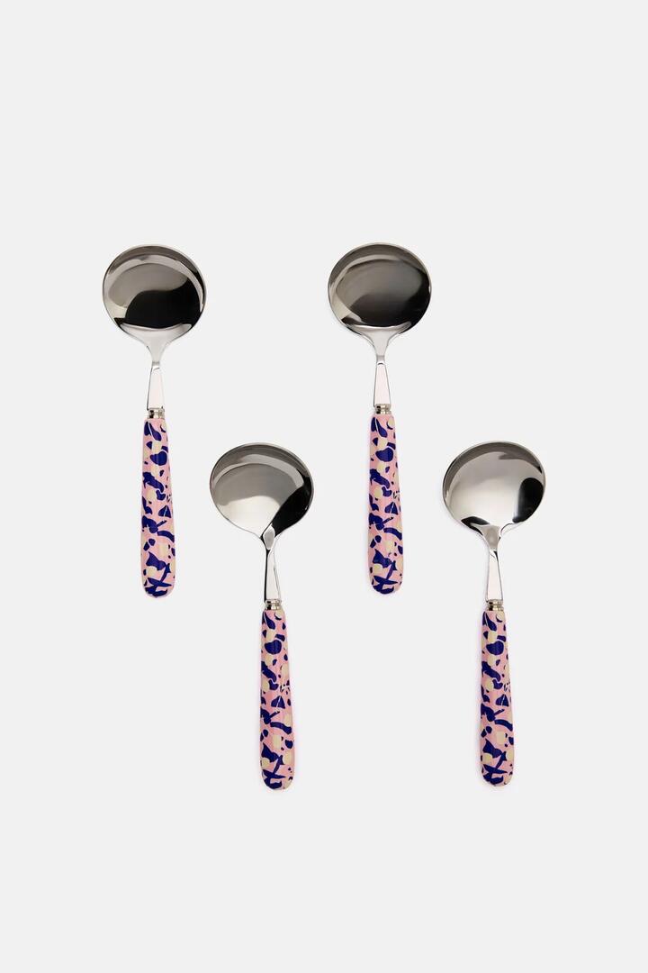 Image of Kitchen & Dining. Product name - Eton Mess Spoon Set 4 in Multi colour by brand - Gorman