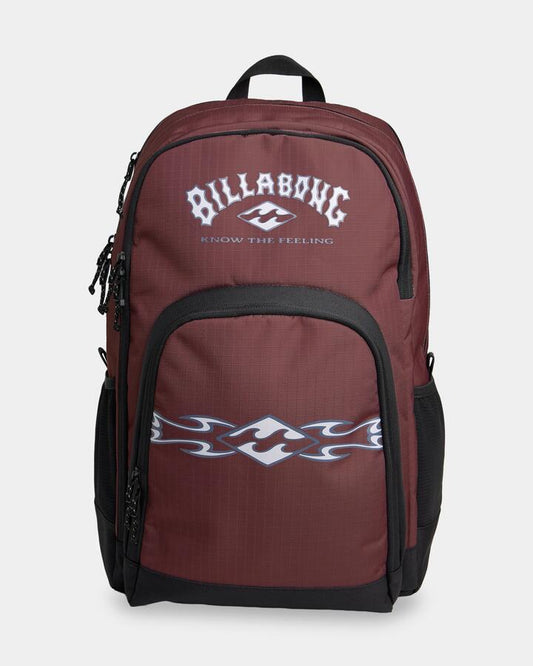 Image of Bags. Product name - Billabong Mens Command 29 L Backpack Red Dahlia in Red Dahlia colour by brand - Billabong