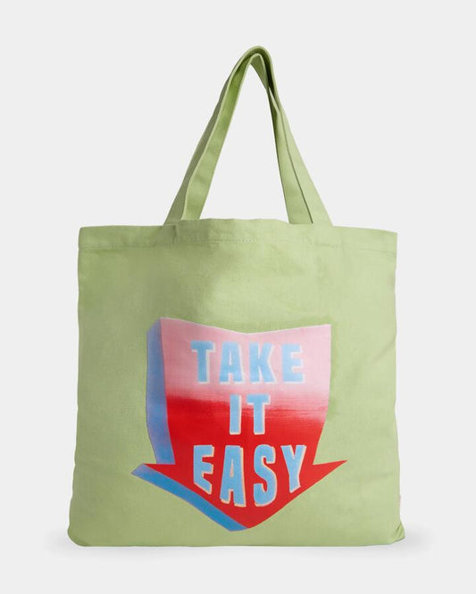 Image of Bags. Product name - Roxy Womens Vibing Tote Bag Lime in Lime colour by brand - Roxy
