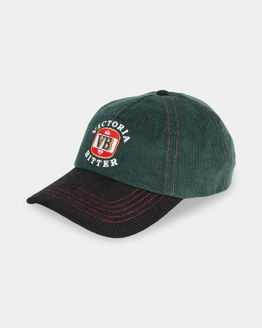 Image of Hats. Product name - Quiksilver Mens Quiksilver X Vb Cord Cap Forest in Forest colour by brand - Quiksilver