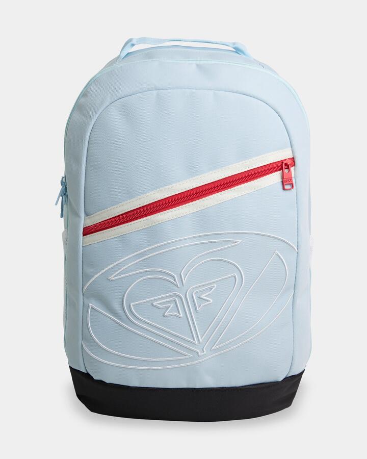 Image of Bags. Product name - Roxy Betty Backpack Powder Blue in Powder Blue colour by brand - Roxy