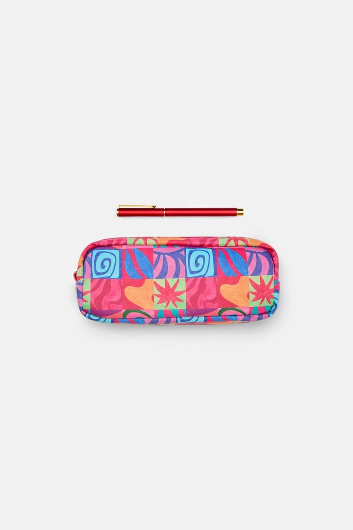 Image of Jewelry Sets. Product name - Meta Shapes Pencil Case Gift S in Print colour by brand - Gorman