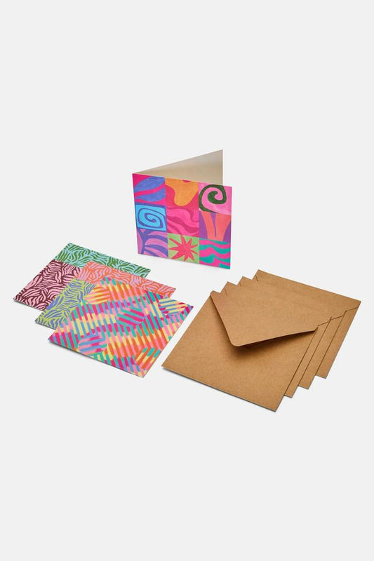 Image of Kitchen & Dining. Product name - Gorman Gift Card Set 4 in Print colour by brand - Gorman