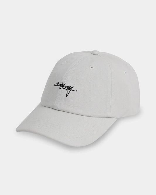 Image of Hats. Product name - Billabong Mens Script Lad Cap Fog in Fog colour by brand - Billabong