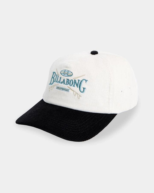 Image of Hats. Product name - Billabong Mens Heritage Snapback Cap Off White in Off White colour by brand - Billabong