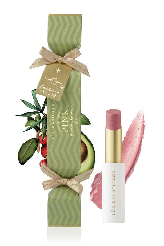 Image of Personal Care. Product name - A Soft Buttery Pink Guava Blush Lip Nourish Bon Bon in Pink colour by brand - Luk Beautifood