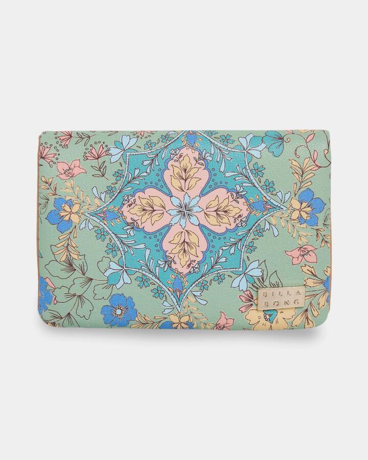 Image of Wallets & Money Clips. Product name - Billabong Womens Sunset Nomad Kirra Wallet Multi in Multi colour by brand - Billabong
