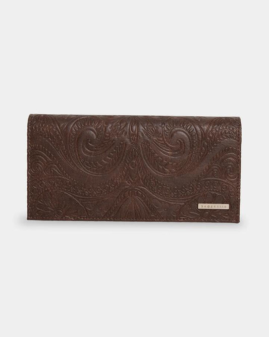 Image of Wallets & Money Clips. Product name - Billabong Womens Sunset Rhapsody Beach Wallet Chocolate Brown in Chocolate Brown colour by brand - Billabong