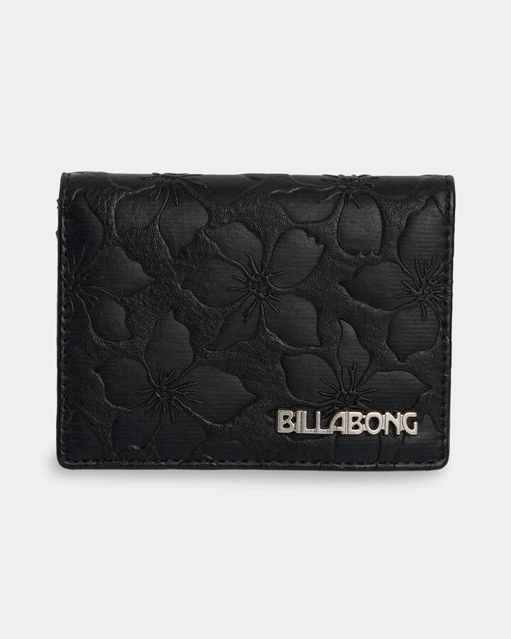 Image of Wallets & Money Clips. Product name - Billabong Womens Kirra Wallet 2.0 Black in Black colour by brand - Billabong