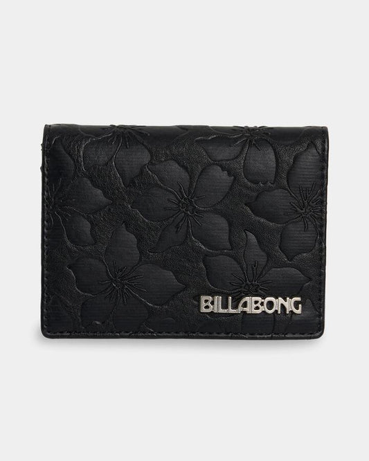 Image of Wallets & Money Clips. Product name - Billabong Womens Kirra Wallet 2.0 Black in Black colour by brand - Billabong
