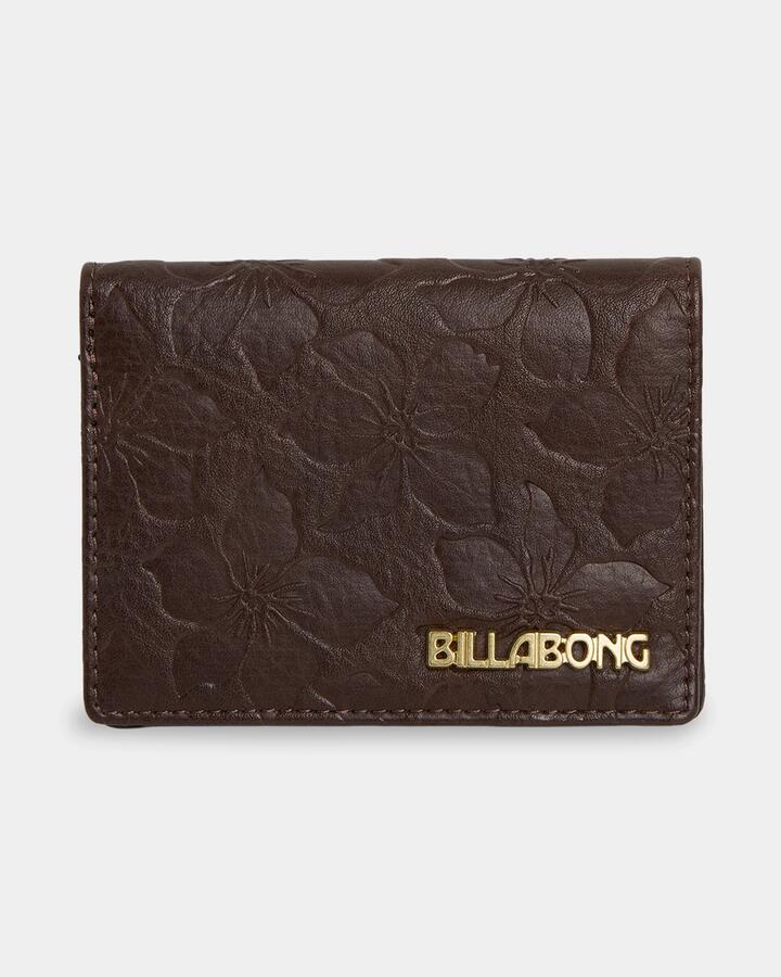 Image of Wallets & Money Clips. Product name - Billabong Womens Kirra Wallet 2.0 Chocolate Brown in Chocolate Brown colour by brand - Billabong