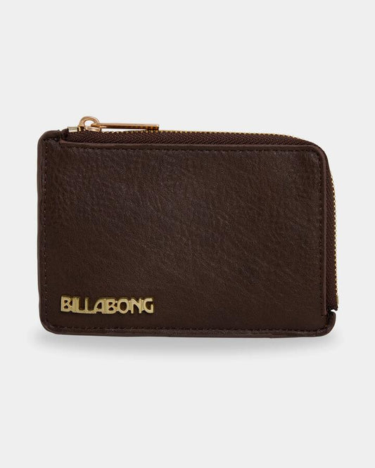 Image of Wallets & Money Clips. Product name - Billabong Womens Byron Wallet Chocolate Brown in Chocolate Brown colour by brand - Billabong