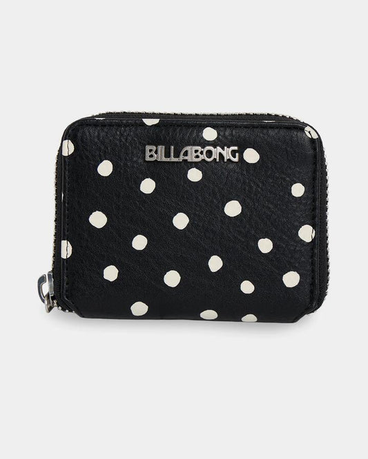 Image of Wallets & Money Clips. Product name - Billabong Womens Mini Clutch Wallet Black in Black colour by brand - Billabong