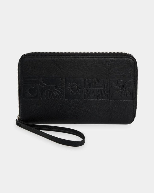 Image of Wallets & Money Clips. Product name - Billabong Womens Travel Wallet 2.0 Black in Black colour by brand - Billabong