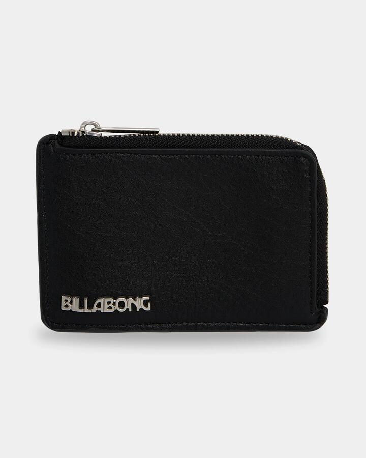 Image of Wallets & Money Clips. Product name - Billabong Womens Byron Wallet Black in Black colour by brand - Billabong