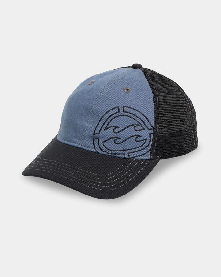 Image of Hats. Product name - Billabong Mens Spec 73 Mesh Cap Vintage Navy in Vintage Navy colour by brand - Billabong
