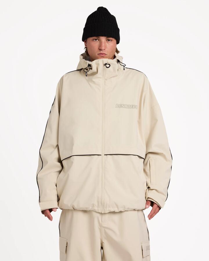 Image of Coats & Jackets. Product name - DC Shoes Mens Wide 10K Snow Jacket Nat in Nat colour by brand - DC Shoes