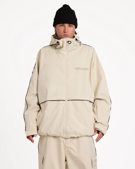 Image of Coats & Jackets. Product name - DC Shoes Mens Wide 10K Snow Jacket Nat in Nat colour by brand - DC Shoes