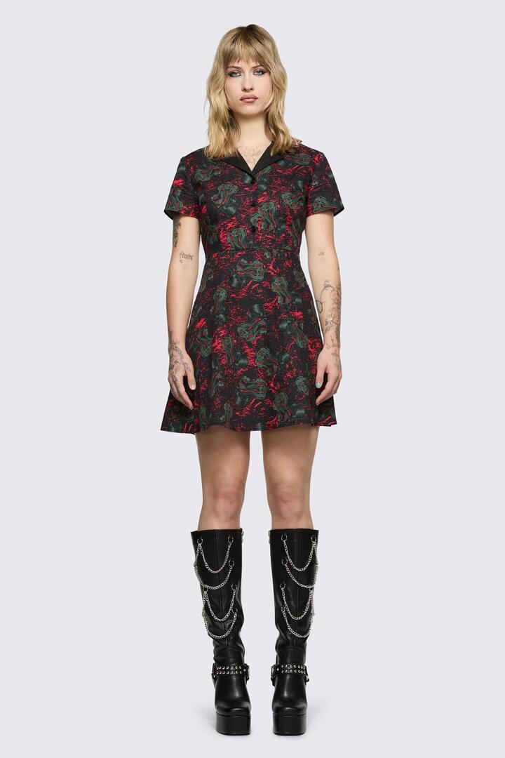 Image of Dresses. Product name - Second Death Dress in Multi colour by brand - Black Friday