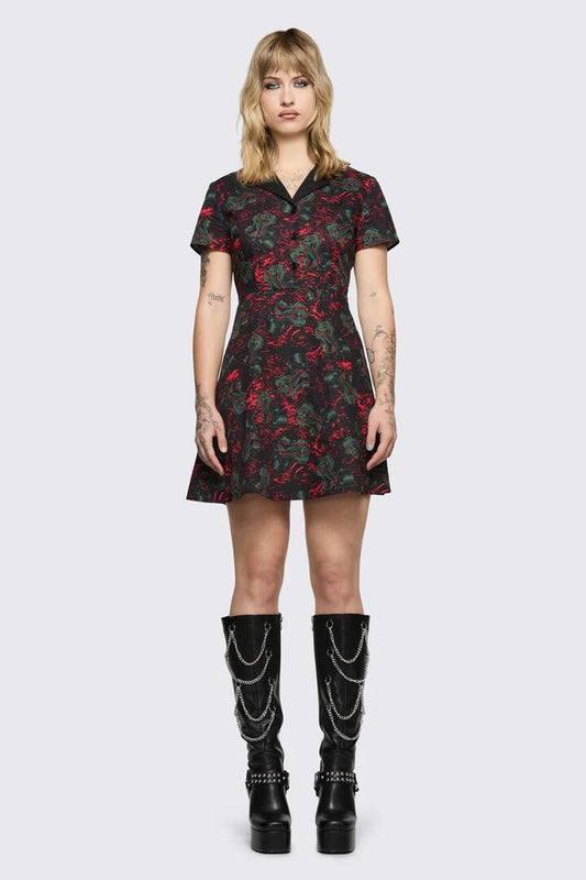 Image of Dresses. Product name - Second Death Dress in Multi colour by brand - Black Friday