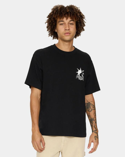 Image of T-Shirts. Product name - Worship Mens Spiker T-Shirt Black in Black colour by brand - Worship