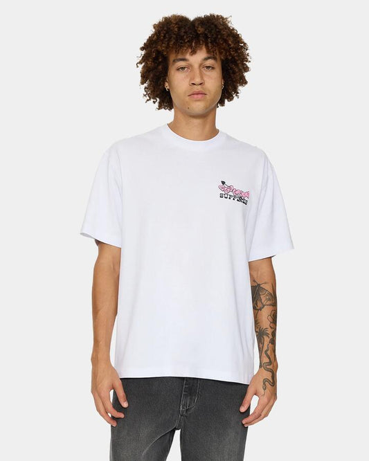 Image of T-Shirts. Product name - Worship Mens Tainted Love T-Shirt White in White colour by brand - Worship