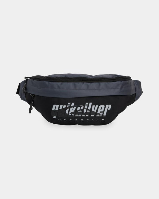 Image of Accessories. Product name - Quiksilver Hall Pass Waistpack Black in Black colour by brand - Quiksilver