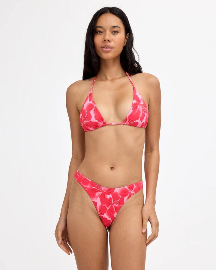 Image of Swimwear. Product name - Billabong Womens Tropic Babe Skimpy Hike Pant Bikini Bottom Sea Pink in Sea Pink colour by brand - Billabong