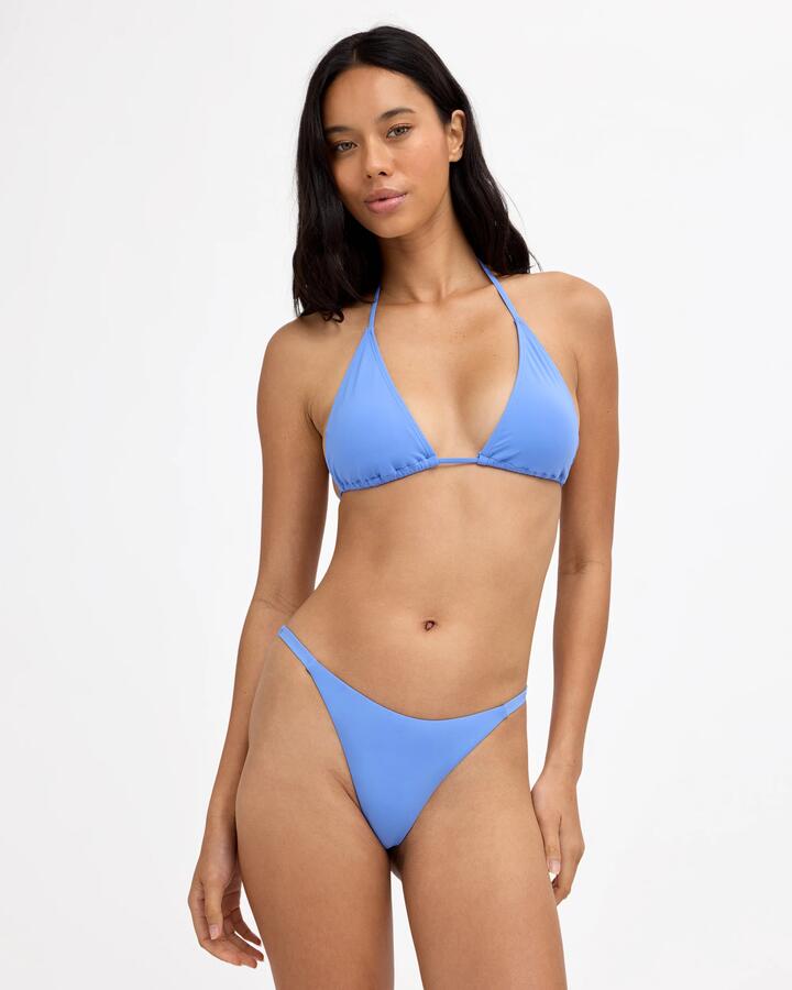 Image of Swimwear. Product name - Billabong Womens Sol Searcher Remi Triangle Bikini Top Azure in Azure colour by brand - Billabong