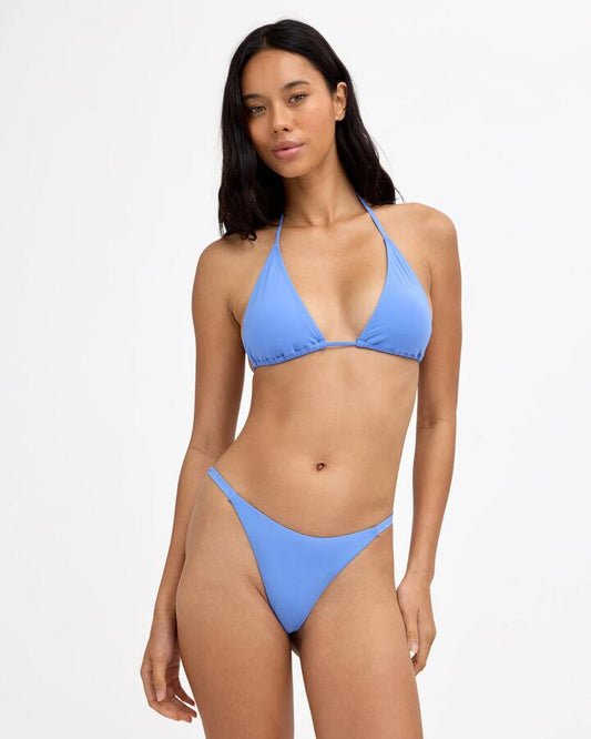 Image of Swimwear. Product name - Billabong Womens Sol Searcher Remi Triangle Bikini Top Azure in Azure colour by brand - Billabong