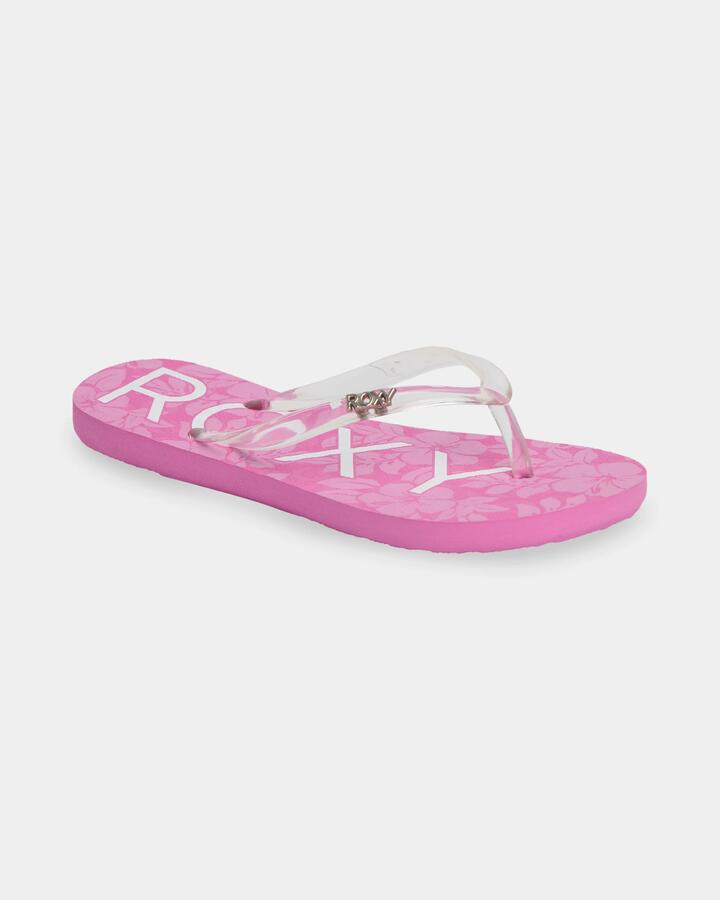Image of Sandals. Product name - Roxy Girls 8-16 Viva Jelly Sandals Wild Orchid in Wild Orchid colour by brand - Roxy