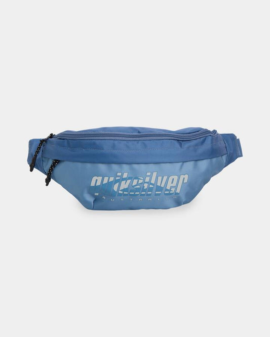 Image of Accessories. Product name - Quiksilver Hall Pass Waistpack Blue in Blue colour by brand - Quiksilver