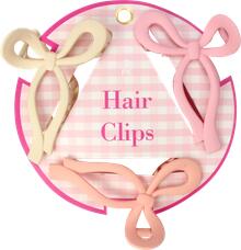 Image of Toys. Product name - Coloured Bow Hair Clip 3 Pack in colour by brand - Toymate