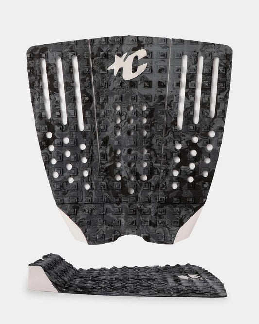 Image of Accessories. Product name - Creatures Of Leisure Reliance Iii Surf Traction Pad Charcoal Swirl in Charcoal Swirl colour by brand - Creatures Of Leisure