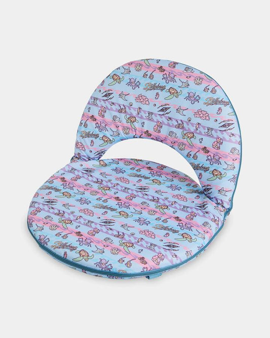 Image of Accessories. Product name - Billabong Girls 2-7 Brentos Ocean Playground Beach Chair Ice Water in Ice Water colour by brand - Billabong