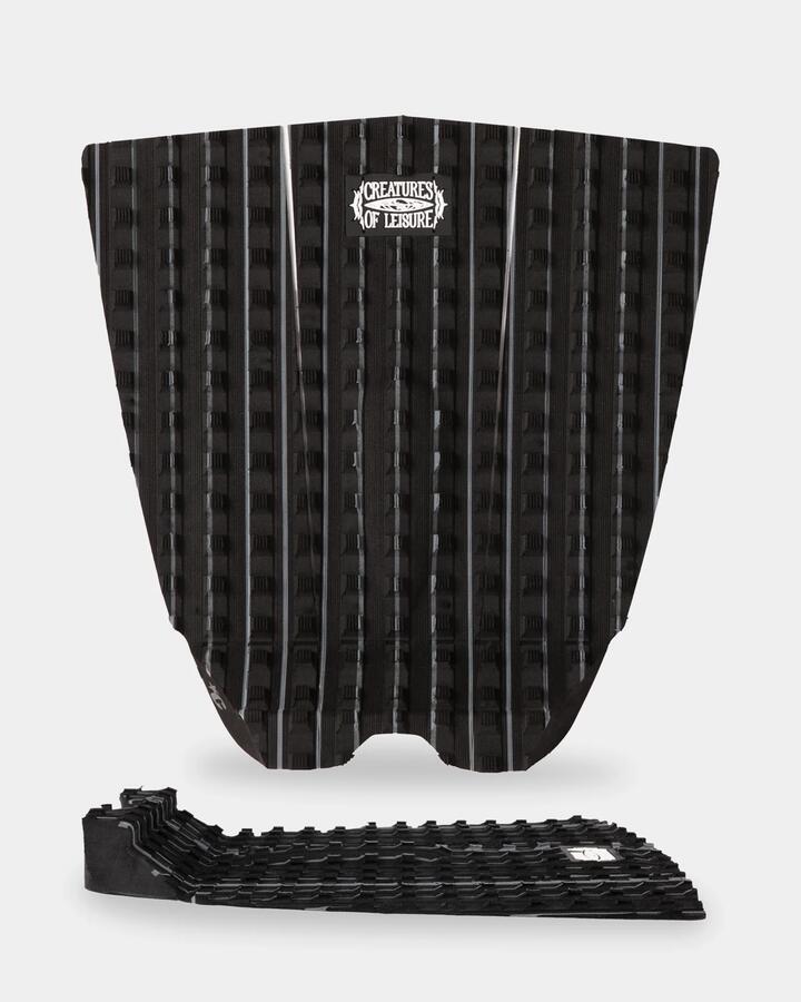 Image of Accessories. Product name - Creatures Of Leisure Punish Iii Surf Traction Pad Black Stripe White in Black Stripe White colour by brand - Creatures Of Leisure