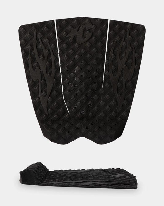 Image of Accessories. Product name - Creatures Of Leisure Toddler Griffin Colapinto Lite Surf Traction Pad Black Out Flames in Black Out Flames colour by brand - Creatures Of Leisure