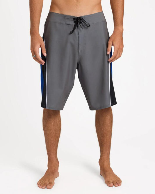 Image of Swimwear. Product name - Billabong Mens Highway Pro 21" Boardshorts Pewter in Pewter colour by brand - Billabong