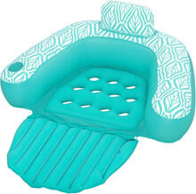 Image of Toys. Product name - H2OGO! Comfort Plush Deluxe Chair Lounge Teal 1.45 x 1.20m in colour by brand - Toymate