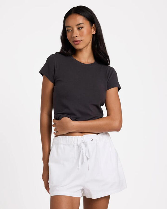 Image of T-Shirts. Product name - Billabong Womens Repeat T-Shirt Off Black in Off Black colour by brand - Billabong