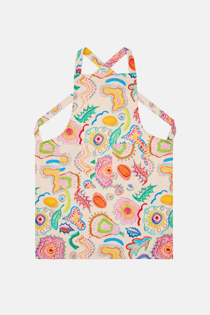 Image of Kitchen & Dining. Product name - Fantastical Apron in Print colour by brand - Gorman