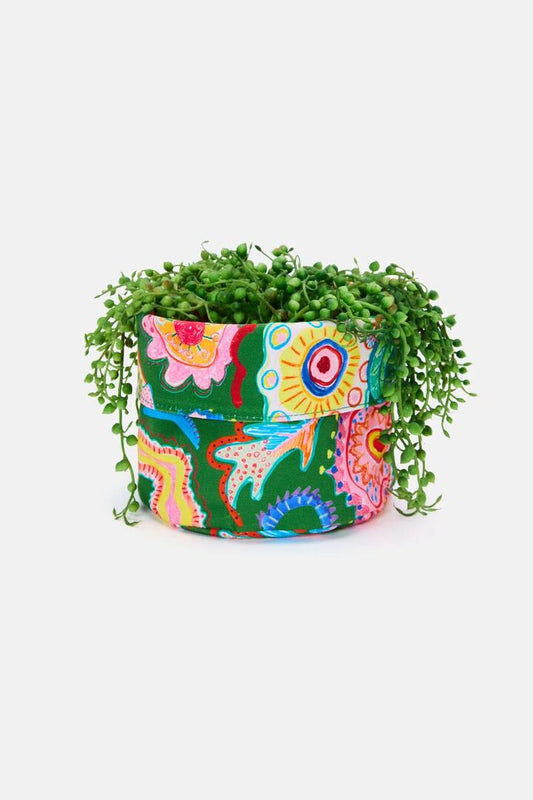 Image of Decor. Product name - Fantastical Planter Sml in Print colour by brand - Gorman